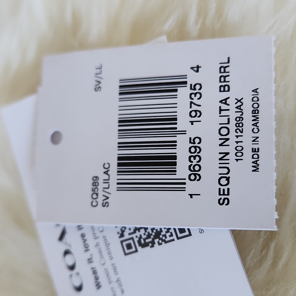 Gorgeous NWT Coach Lilac Sequin Nolita Barrel Bag 💜🎁 - Picture 16 of 16